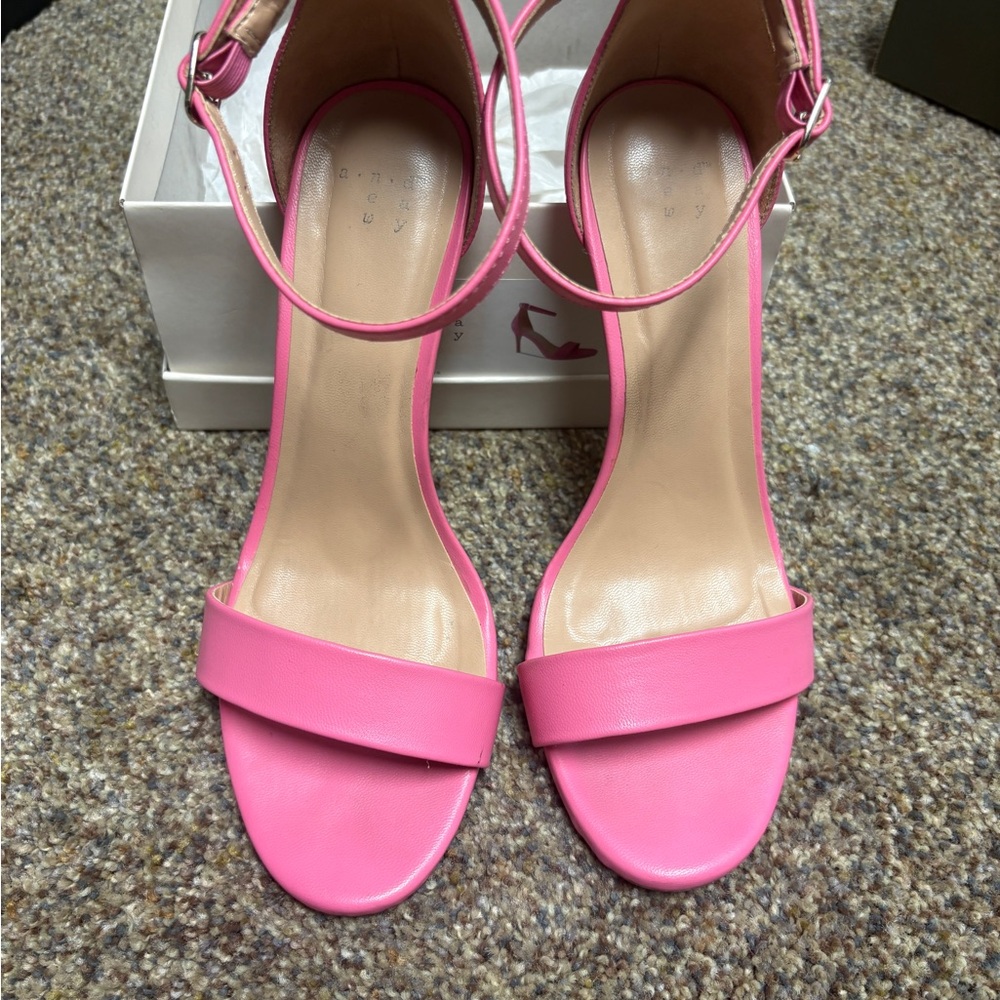 a new day Vibrant Pink Heeled Sandals